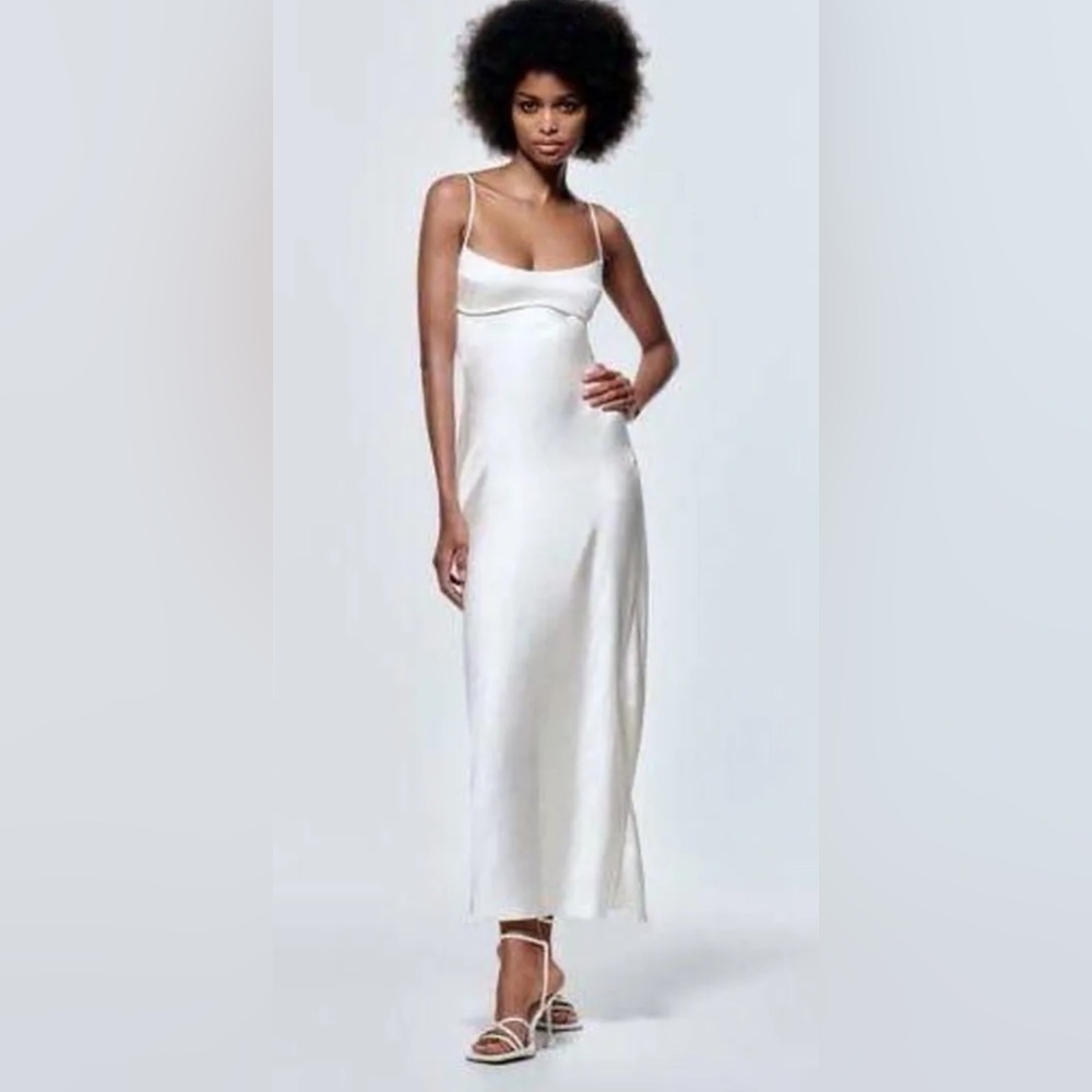 Zara White Dress